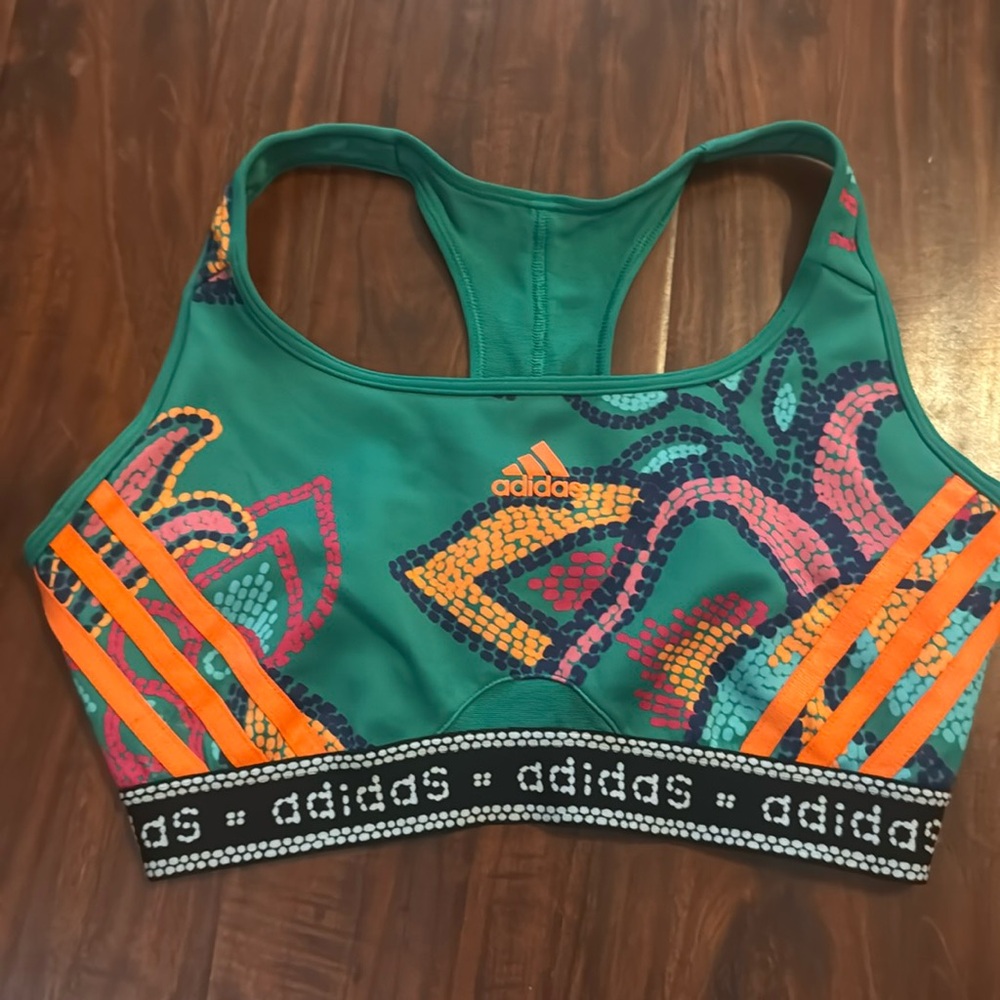 Farm Rio and Adidas collab sports bra